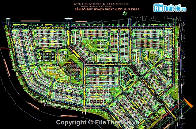 Bản vẽ autocad,cấp thoát nước,bản đồ cấp thoát nước,bản đồ quy hoạch